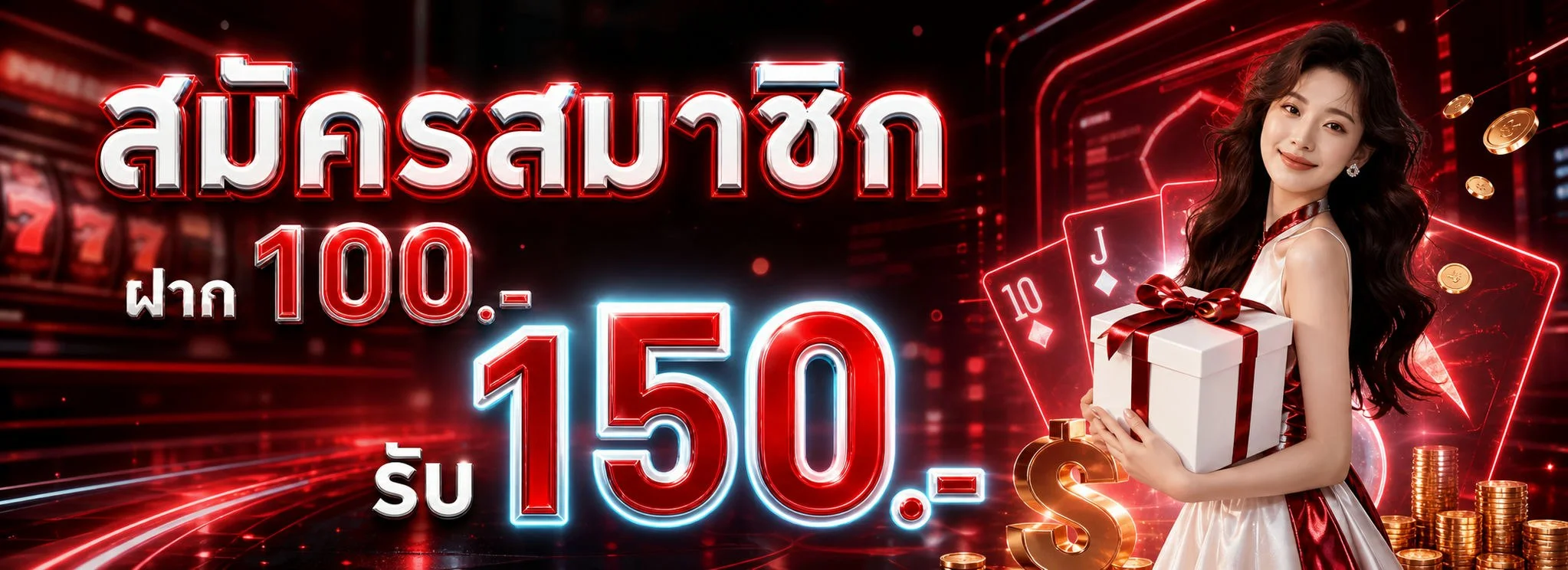 โปรโมชั่น HENG59 โบนัสต้อนรับสมาชิกใหม่